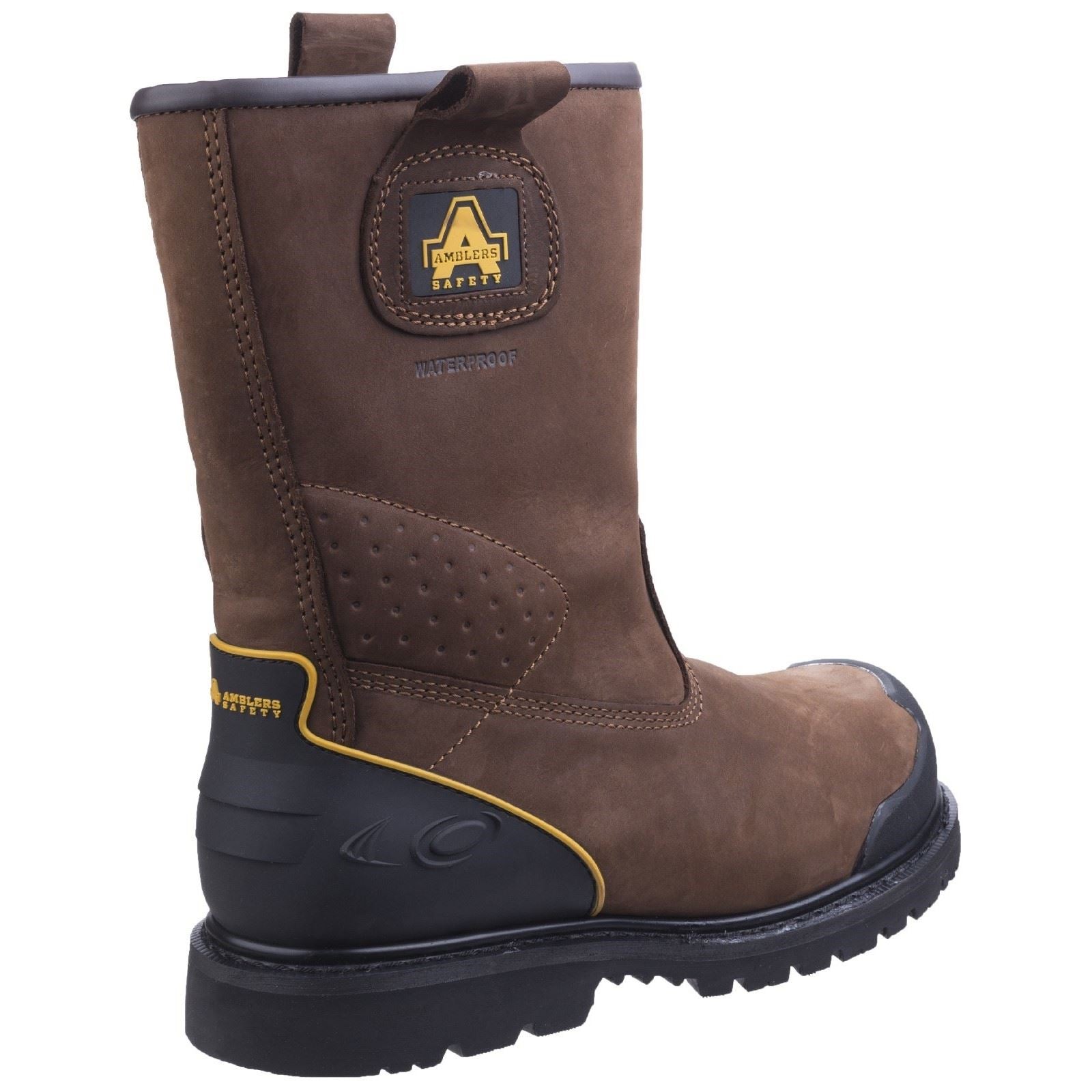 Amblers Safety  Bottes De Sécurité En Nubuck Marron Fs223