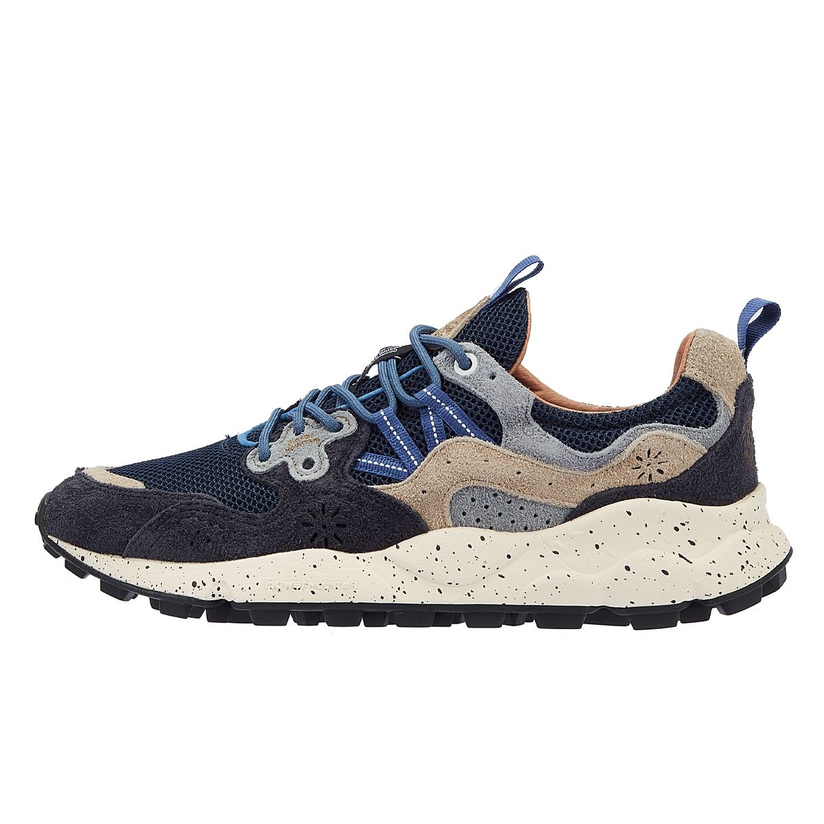 Flower Mountain Yamano 3 Baskets En Daim Noir/Gris Pour Hommes