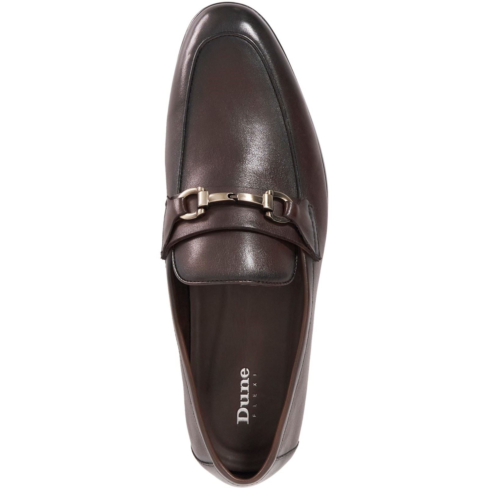 Dune Seymore Chaussures En Cuir Marron Pour Hommes À Enfiler