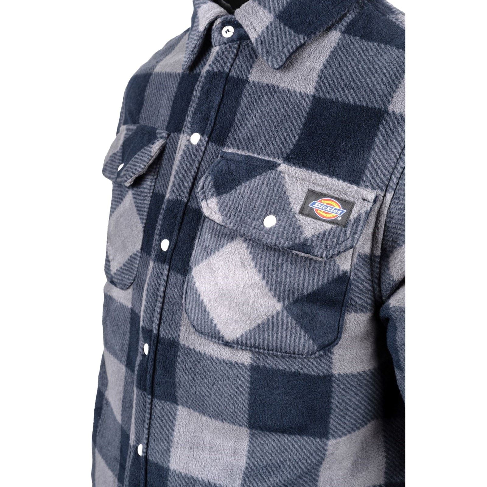 Dickies Portland Chemise Décontractée Bleue Pour Homme En Polyester