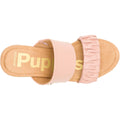 Hush Puppies Poppy Sandales En Cuir Pour Femme Couleur Crème Café