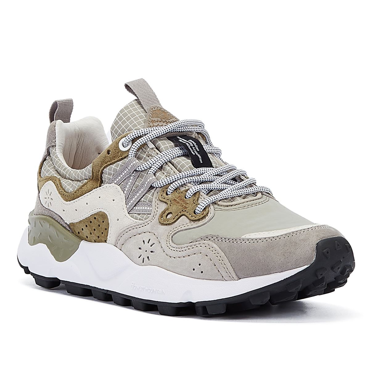 Flower Mountain Yamano 3 Baskets En Daim Gris Pour Hommes