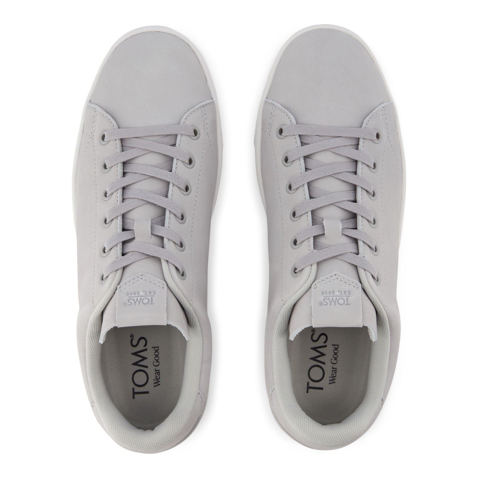 TOMS TRVL LITE 2.0 Low Baskets En Cuir Pour Homme, Gris Clair