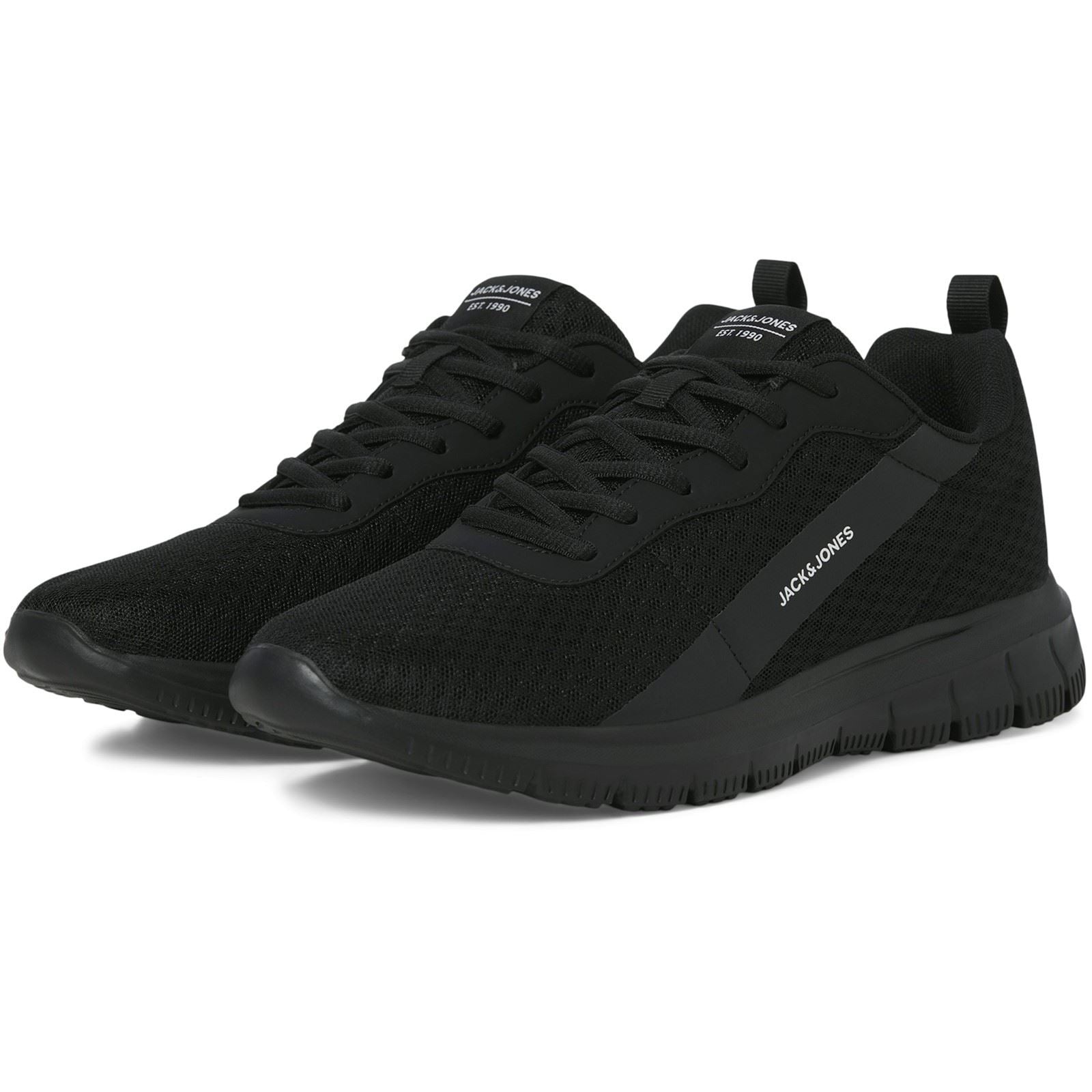 Jack & Jones Taylor Mesh Baskets Pour Homme En Polyuréthane Anthracite
