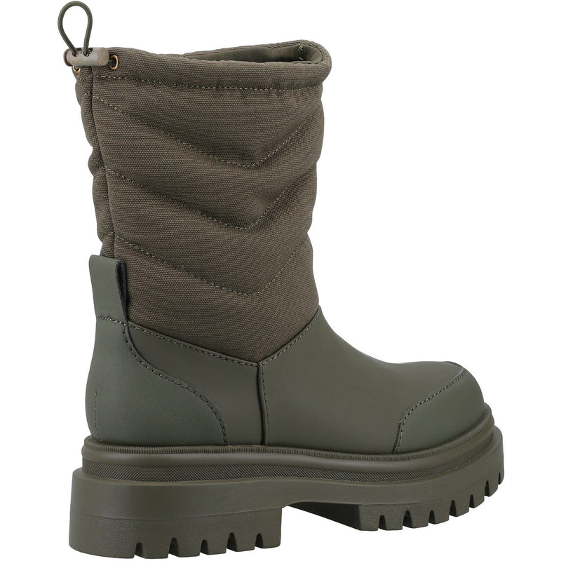 Rocket Dog Dita Bottes En Tissu Pour Femmes De Couleur Olive