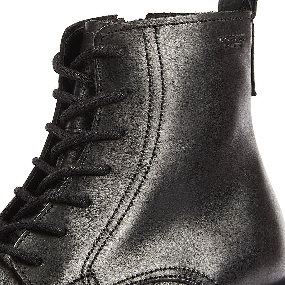 Vagabond Bottes Noires À Lacets Pour Homme Cameron