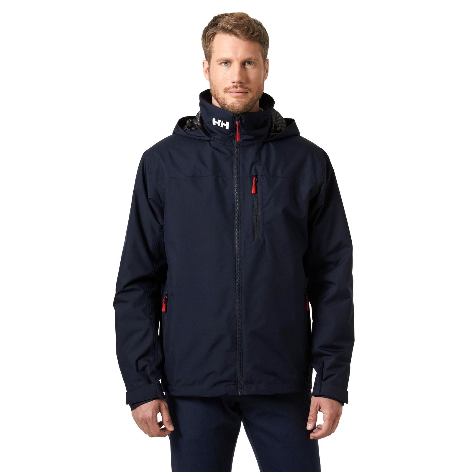 Helly Hansen Sport Crew Hooded Midlayer Sailing 2.1 Veste De Navigation Bleue Pour Homme