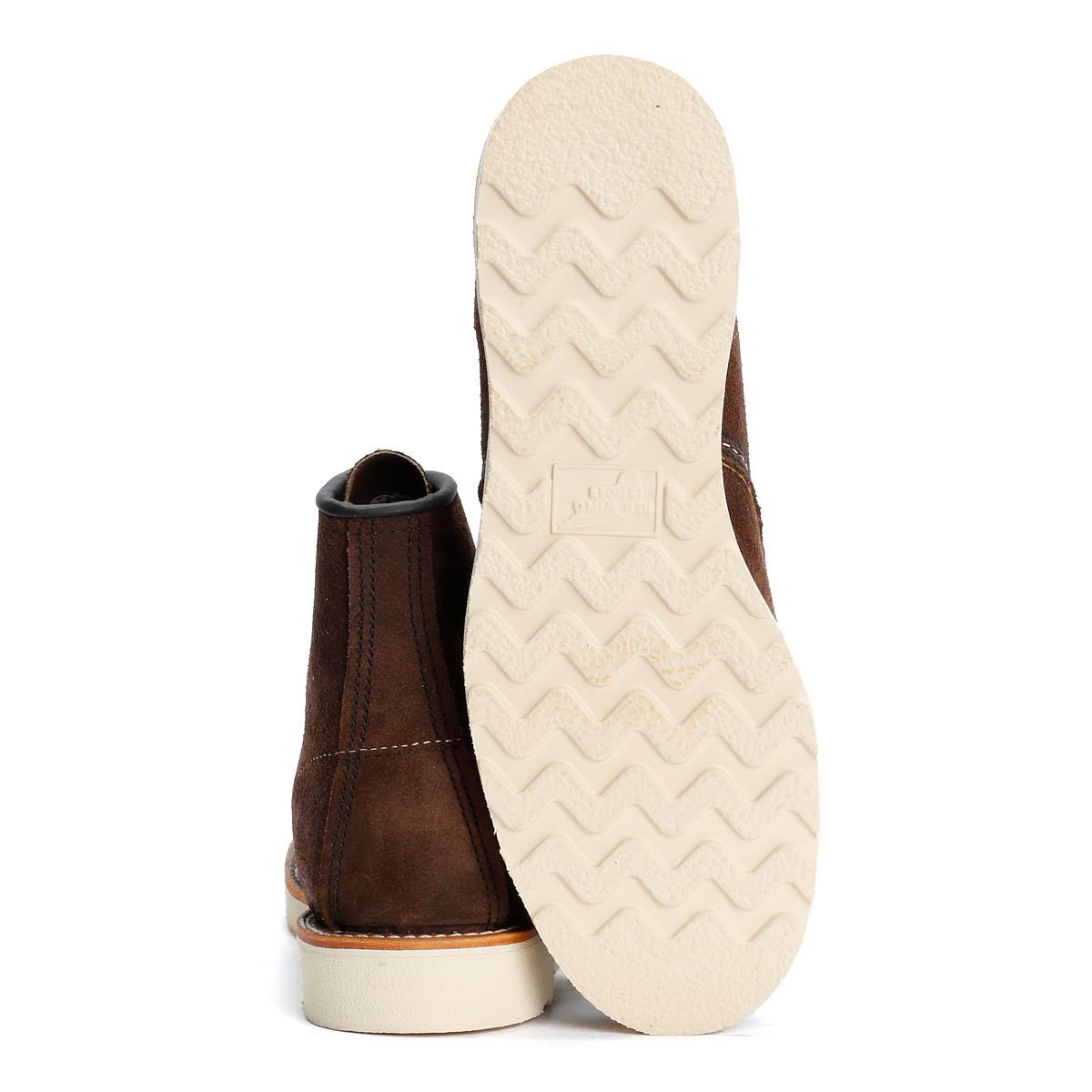 Red Wing 8836 6 Inch Moc Toe Bottes Brunes Pour Hommes En Suède