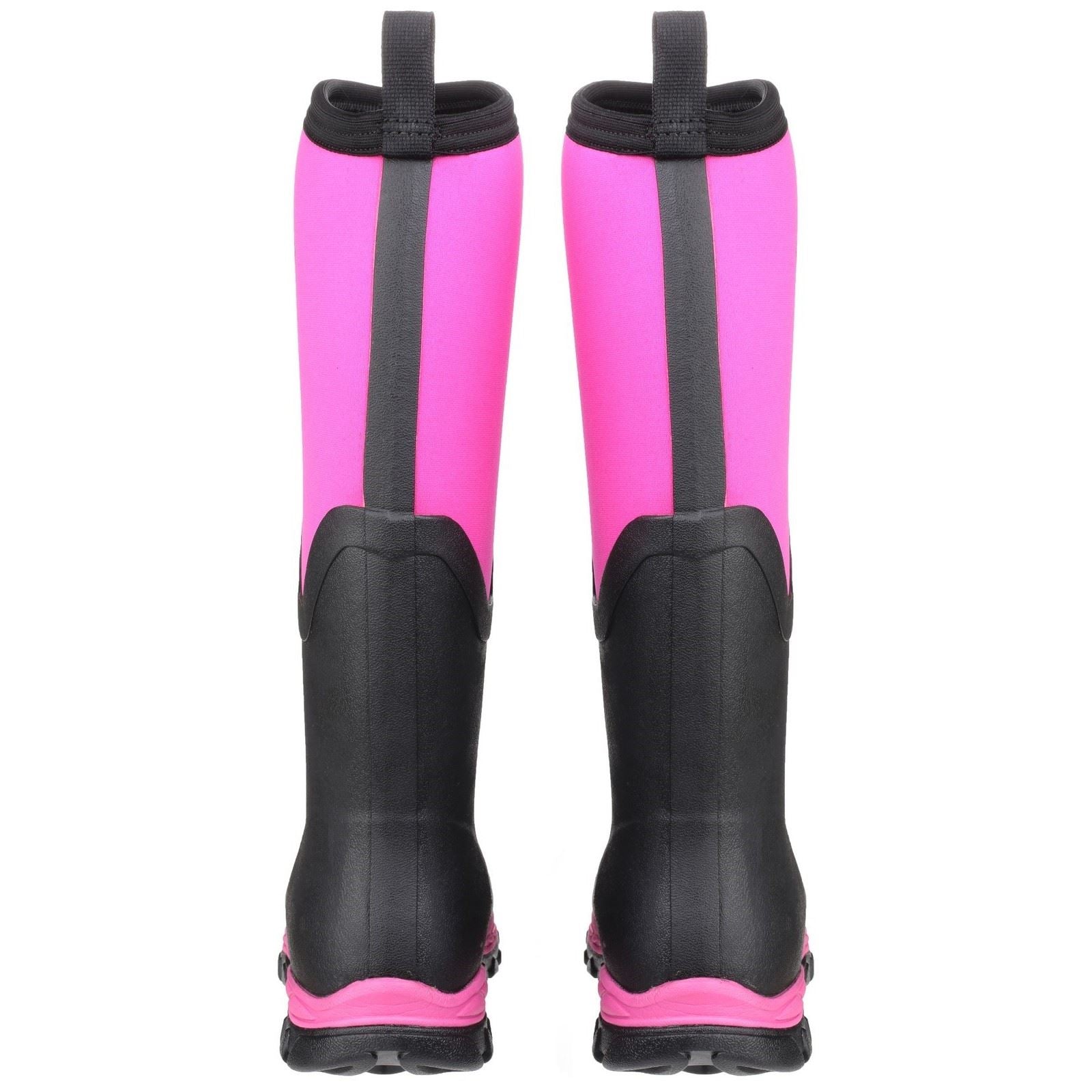 Muck Boots Arctic Sport II Tall Bottes En Caoutchouc Noires/Rose.