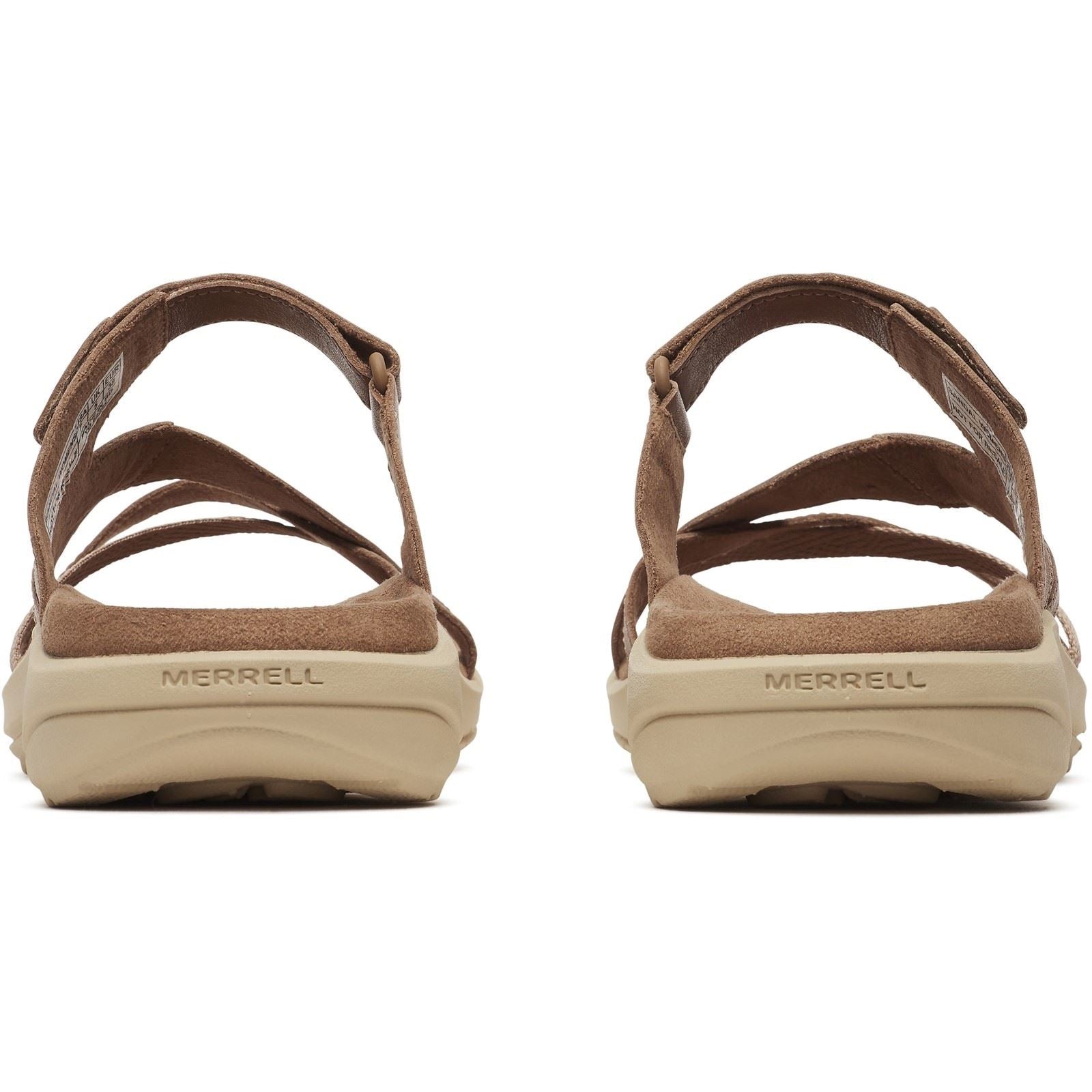Merrell District 4 Sandales En Cuir Pour Femmes Couleur Moka