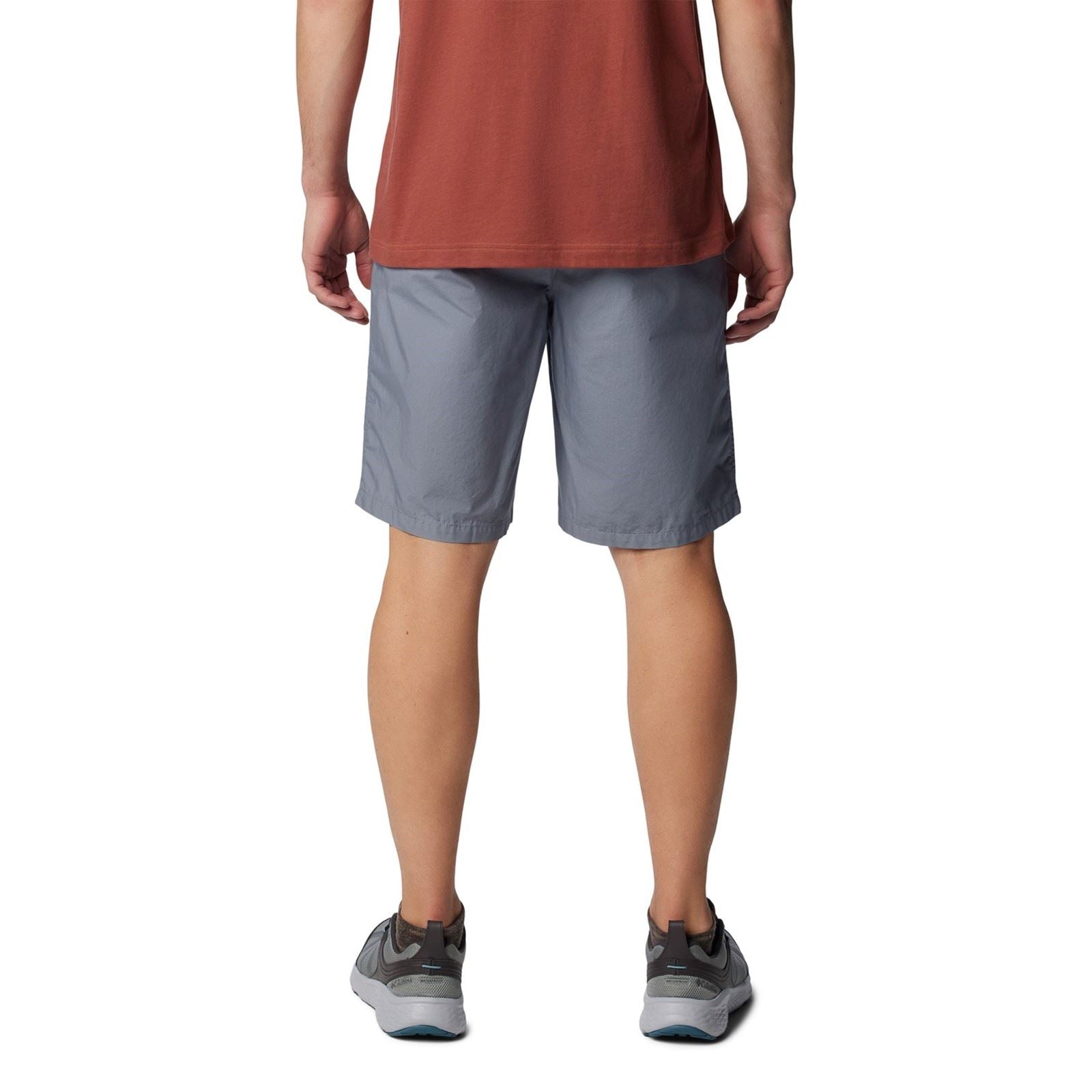 Columbia Washed Out Shorts En Coton Pour Hommes Gris Jusqu'aux Genoux