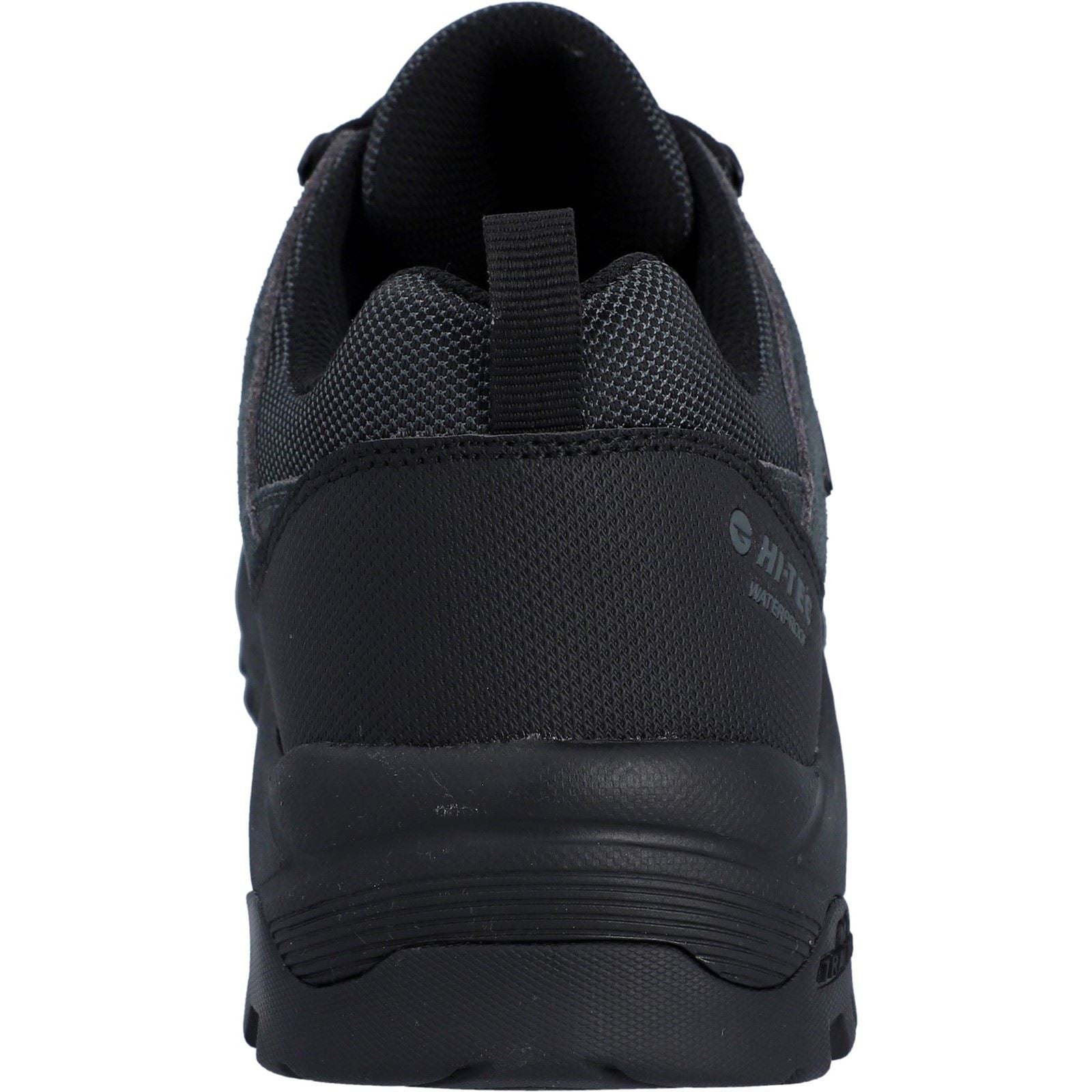 Hi-Tec Bandera Expedition Low Chaussures De Randonnée Pour Hommes En Cuir Gris Foncé/noir