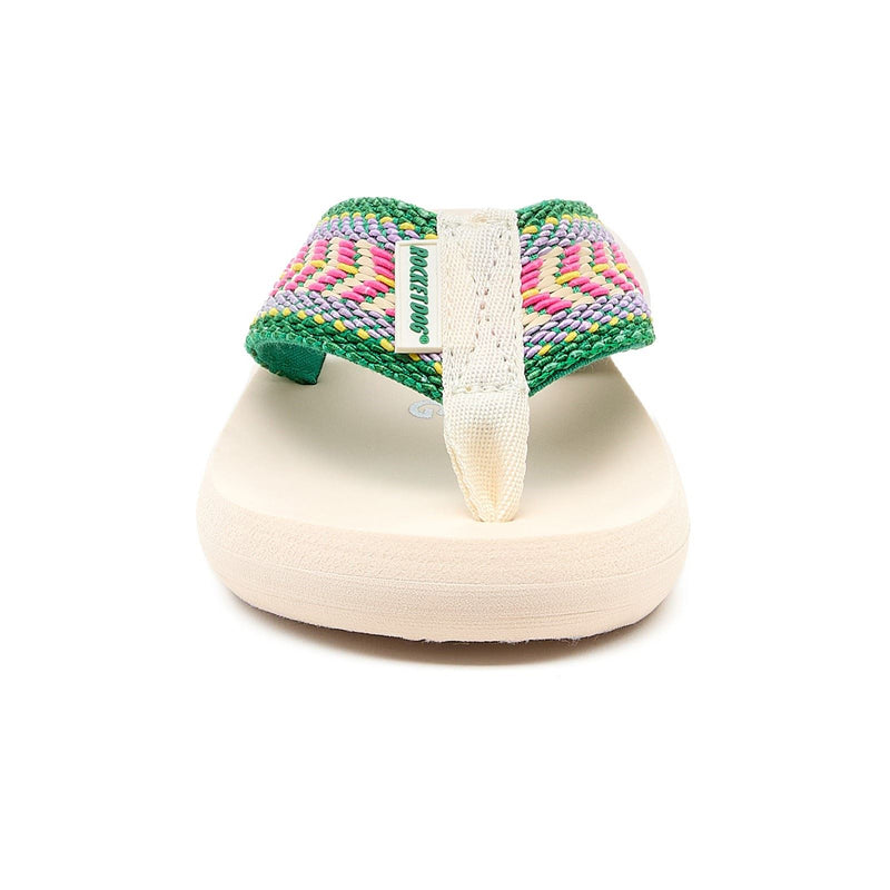 Rocket Dog Spotlight Madison Sandales Pour Femmes En Coton Vert/Multicolore