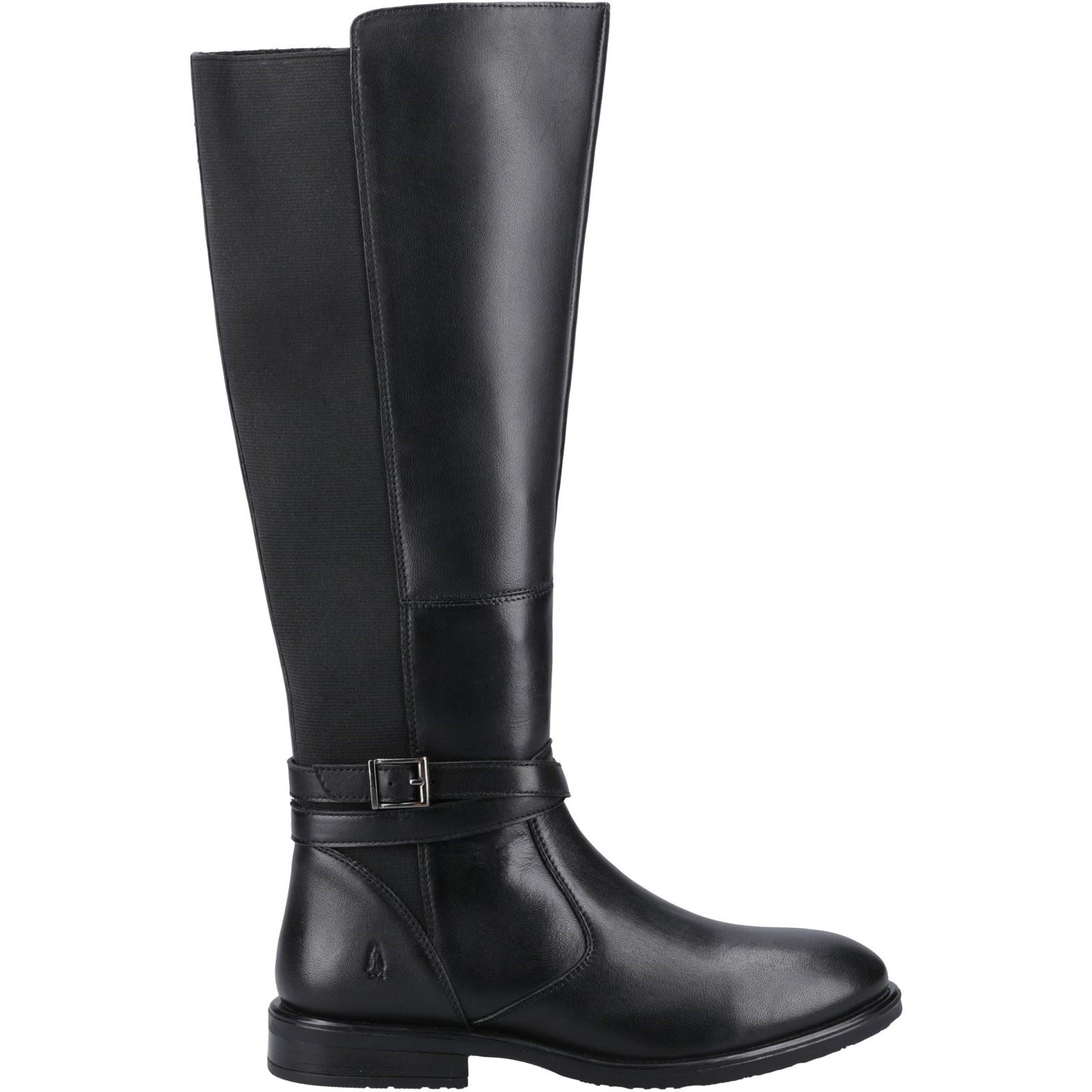 Hush Puppies Victoria Bottes En Cuir Noires Pour Femmes