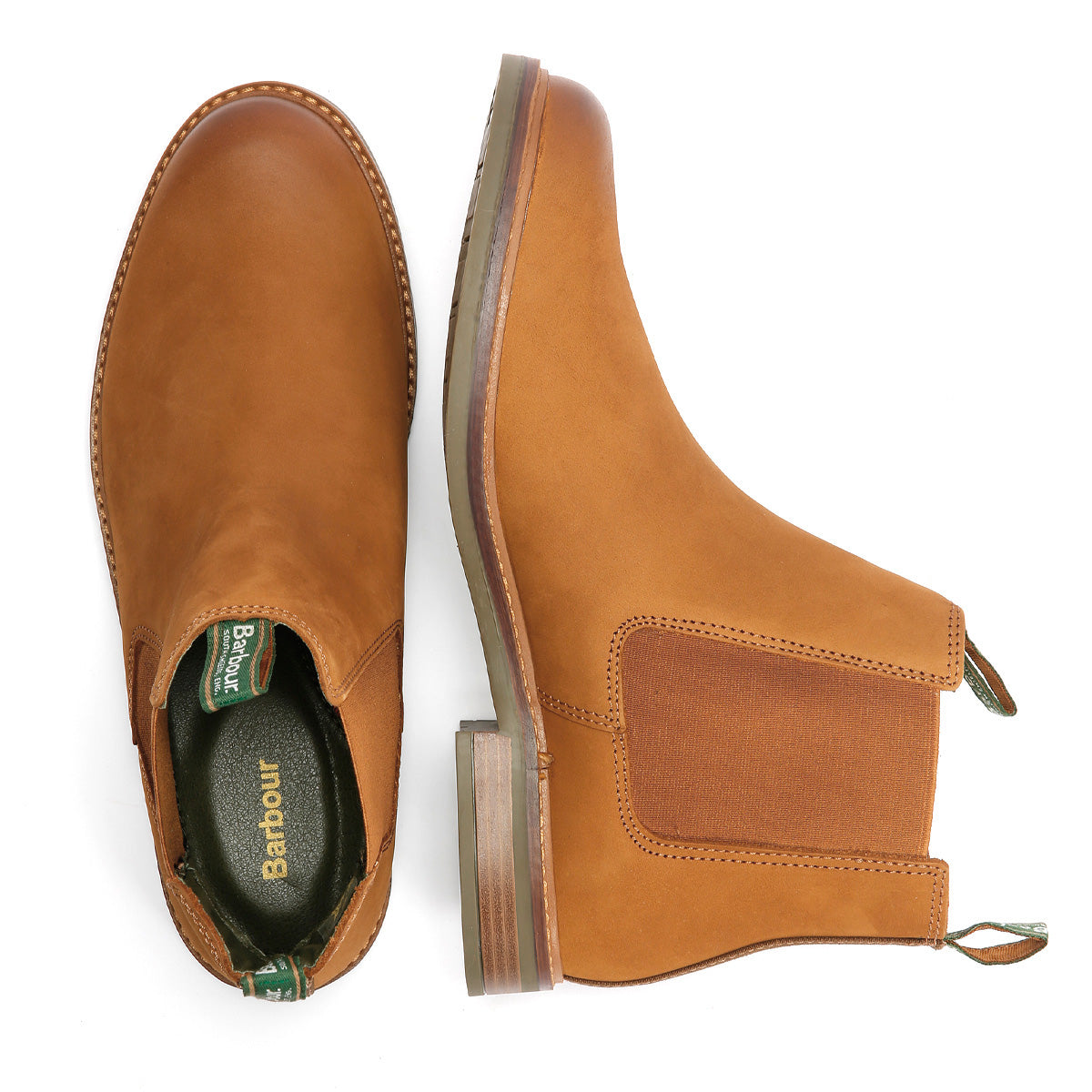 Barbour Farsley Bottes En Cuir Pour Hommes Marron