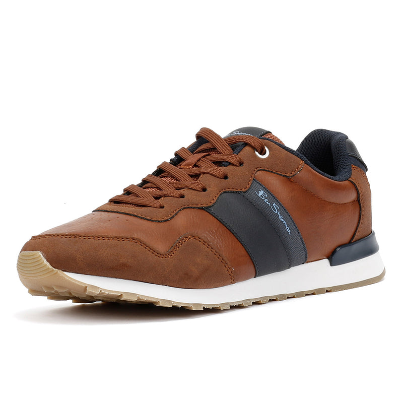 Ben Sherman Owen Retro Baskets Marron Pour Hommes
