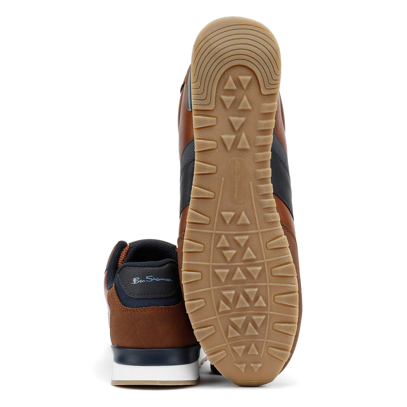 Ben Sherman Owen Retro Baskets Marron Pour Hommes