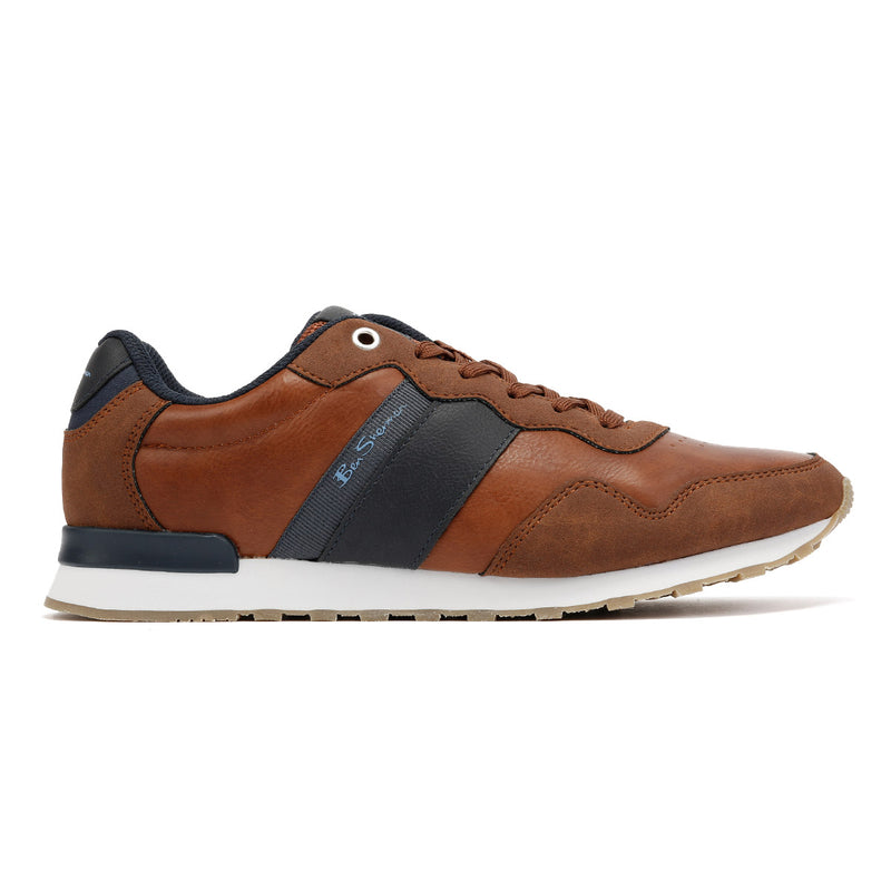 Ben Sherman Owen Retro Baskets Marron Pour Hommes
