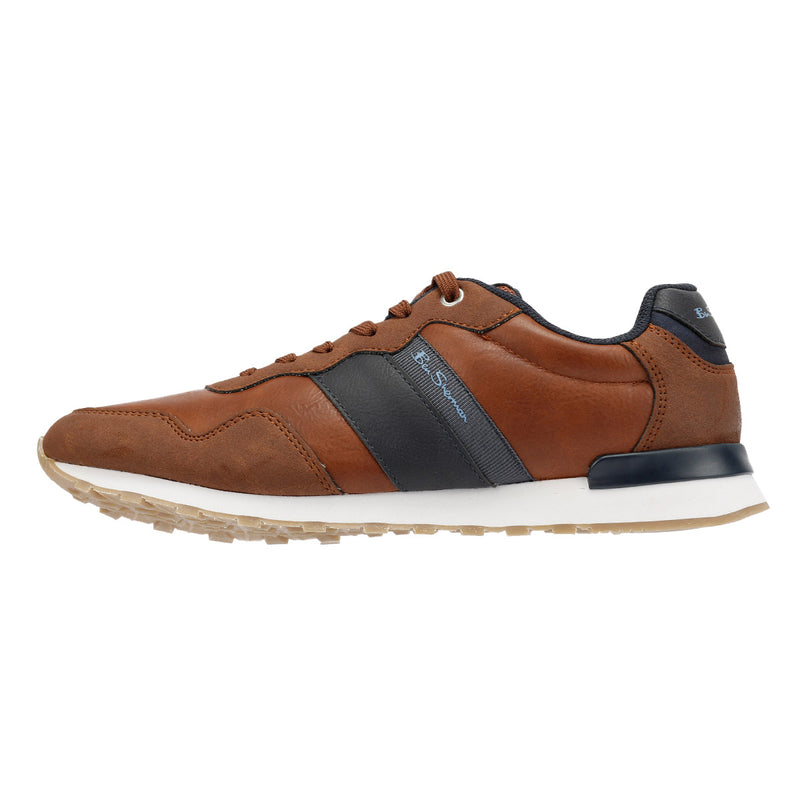 Ben Sherman Owen Retro Baskets Marron Pour Hommes