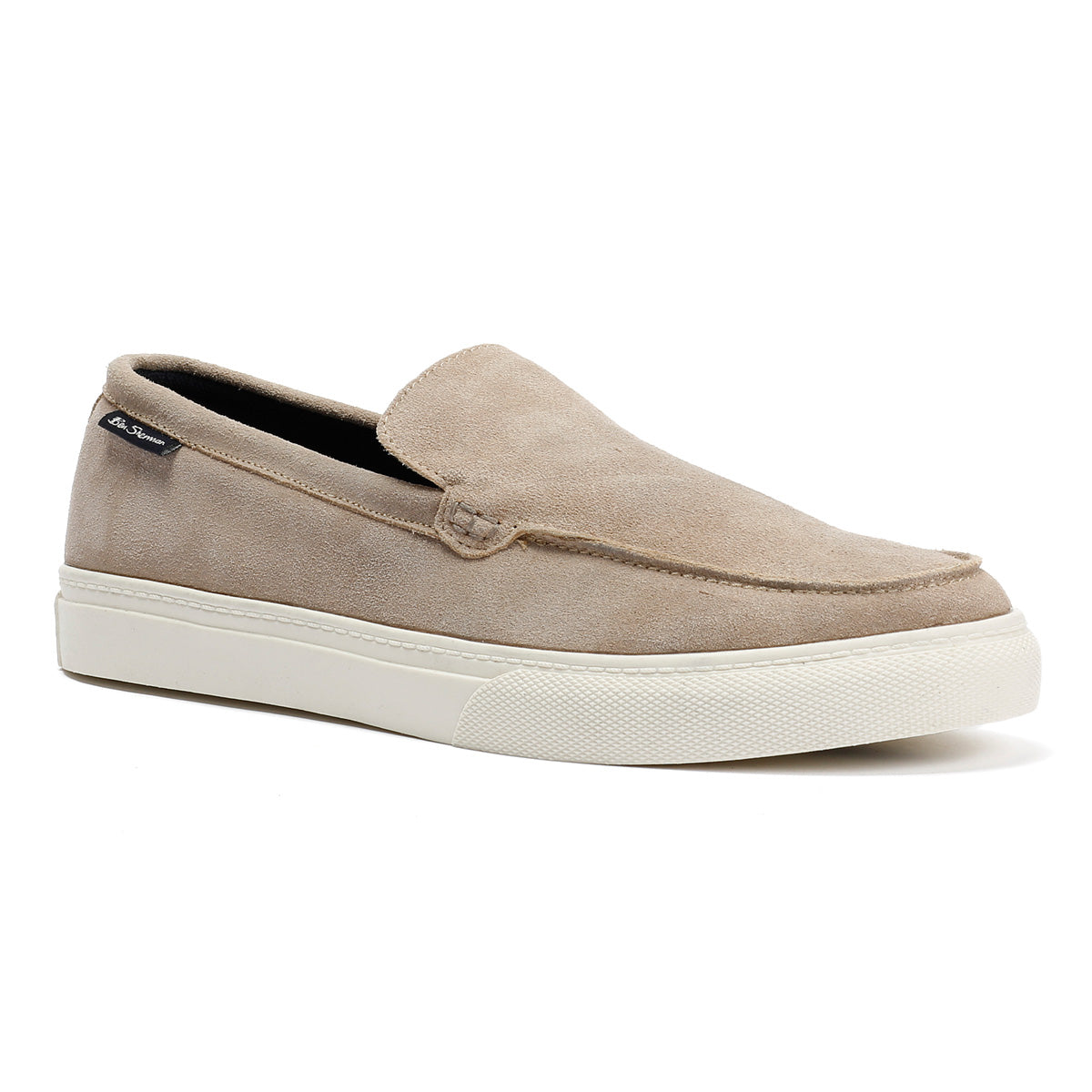 Ben Sherman Almer Mocassins Gris Pour Hommes En Suède