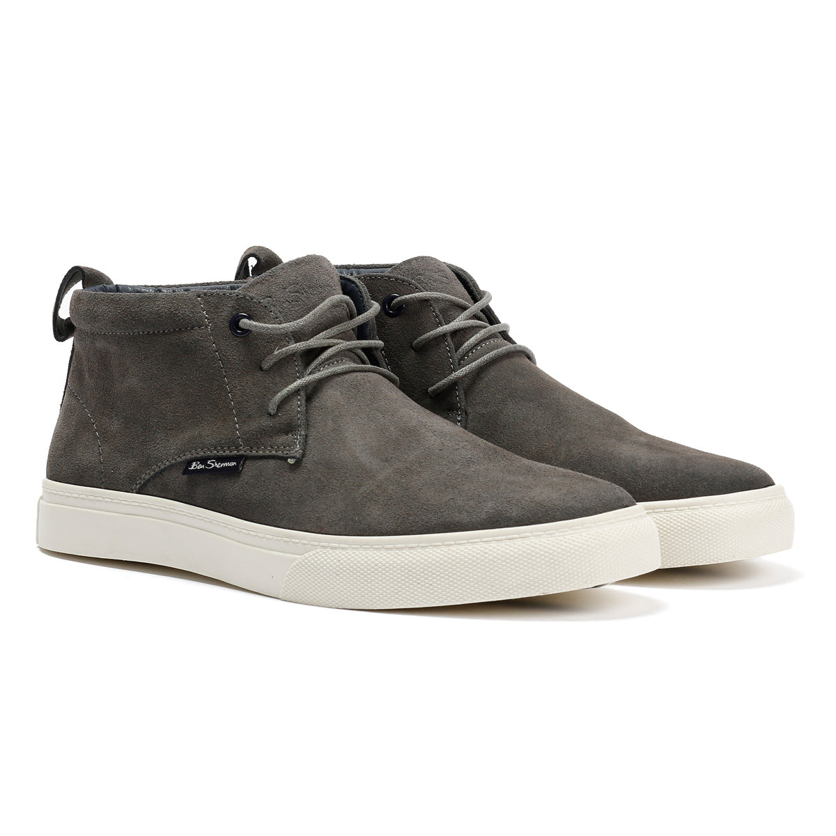 Ben Sherman Parkway Bottes Grises Pour Homme En Suède