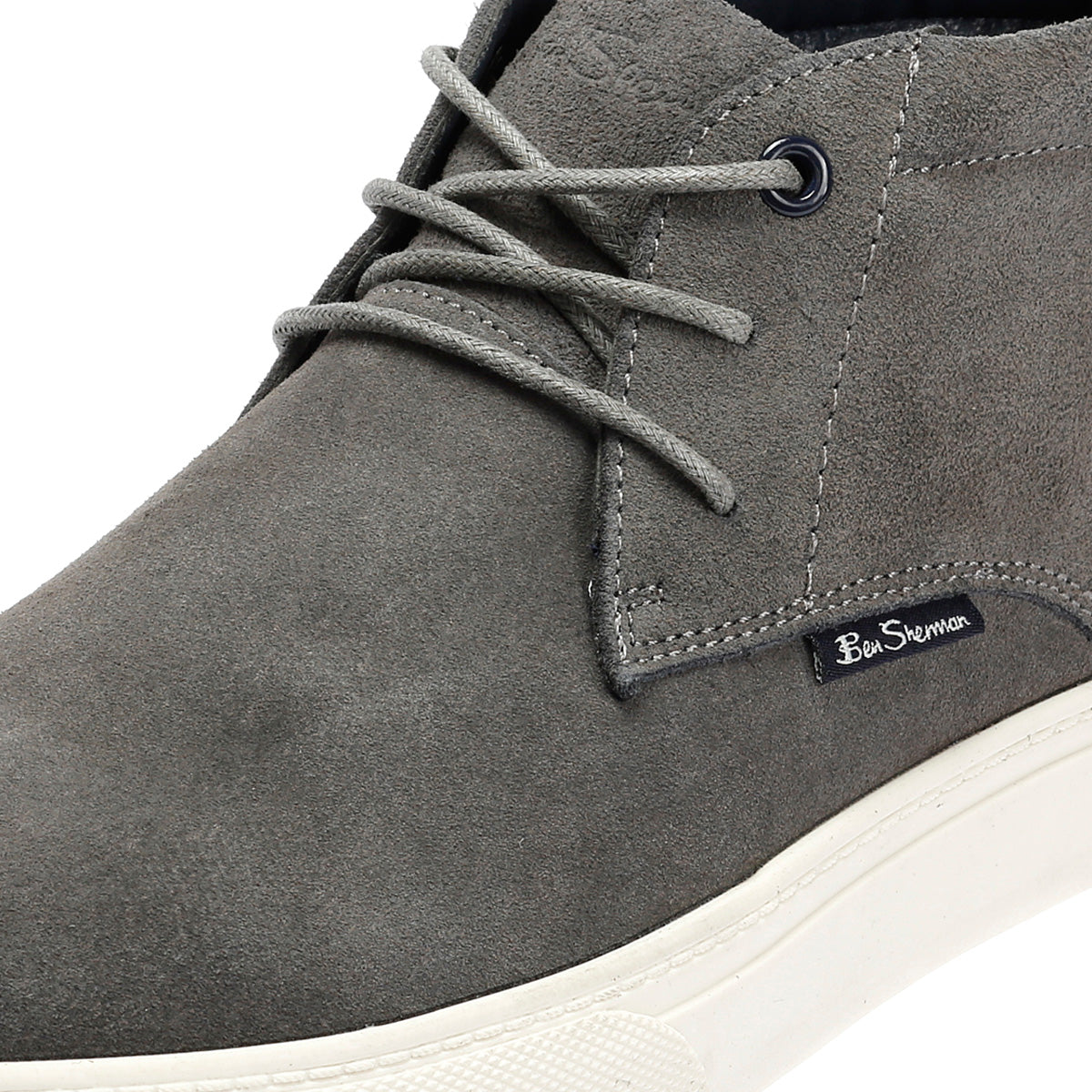 Ben Sherman Parkway Bottes Grises Pour Homme En Suède