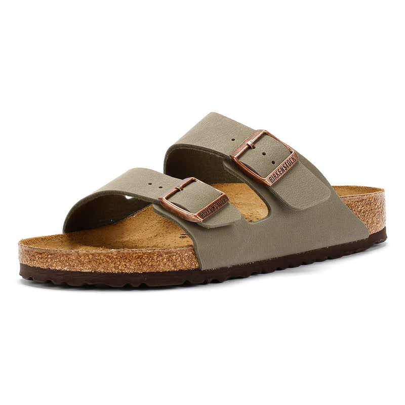 Birkenstock Arizona Birko Flor Nubuck Stone Sandales