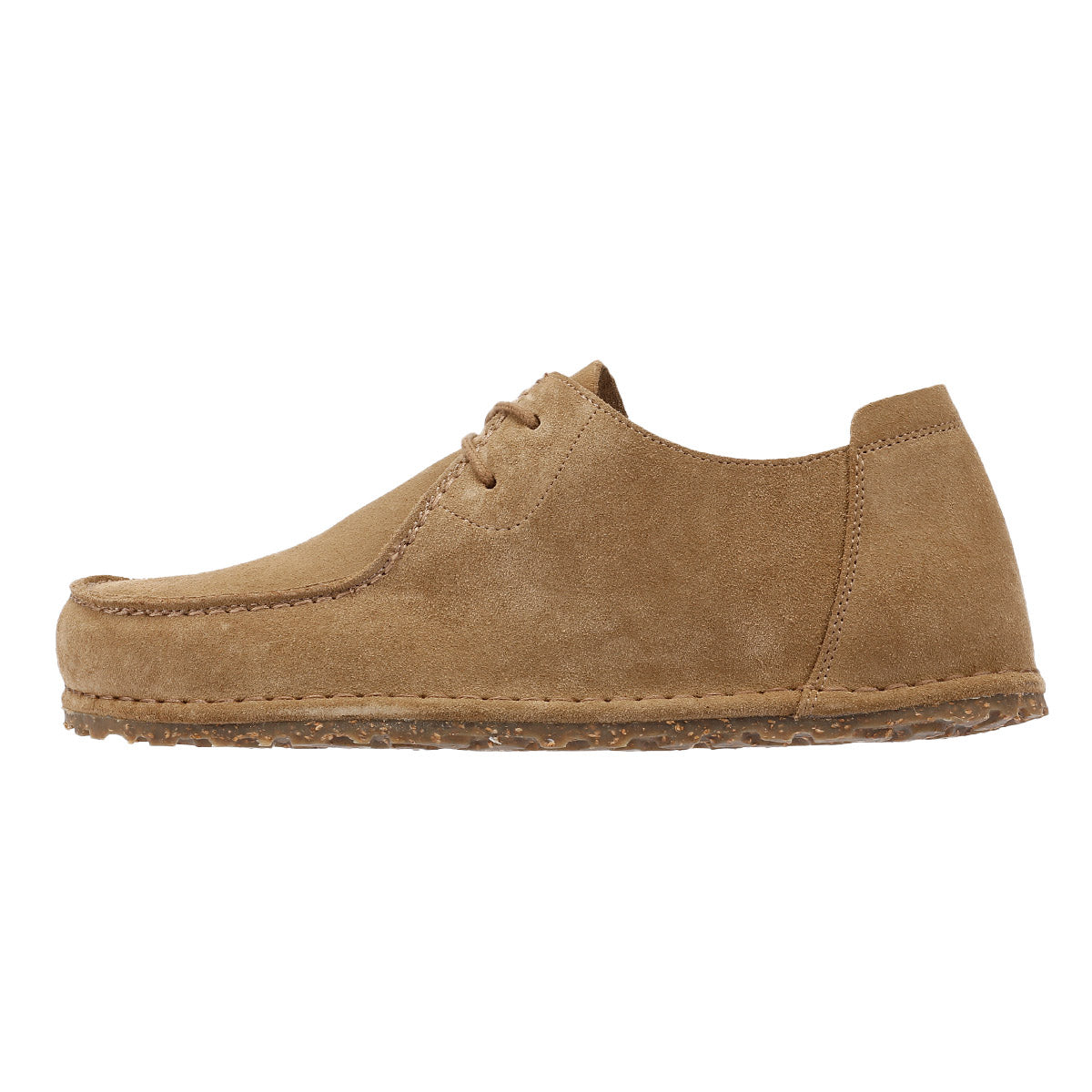 Birkenstock Utti Chaussures Homme En Daim Marron À Lacets