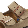 Birkenstock Arizona Birko Flor Nubuck Stone Sandales