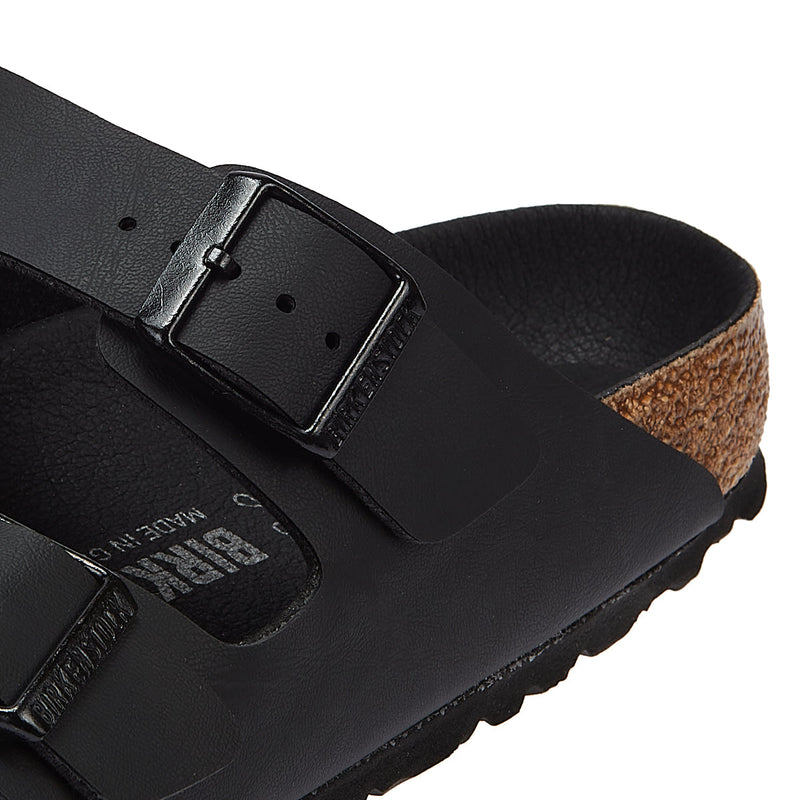 Birkenstock Arizona Birko-Flor Hommes Sandales noires régulières
