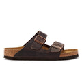Birkenstock Arizona Birko-Flor Hommes Sandales marron régulières