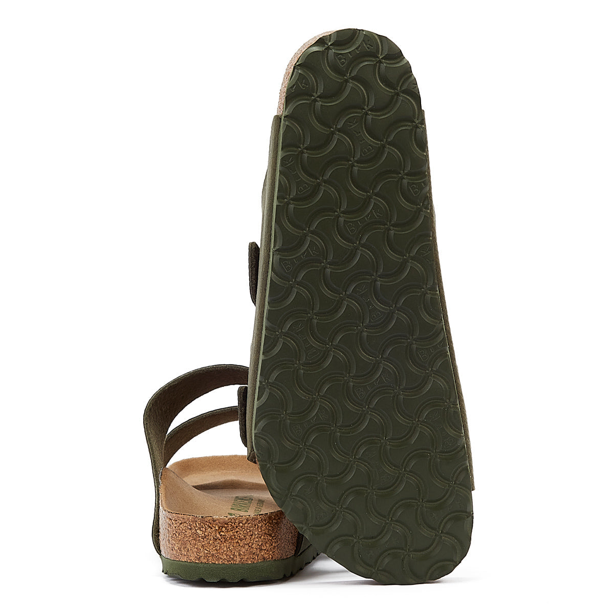 Birkenstock Arizona Vegan Mens Desert Dust Thyme Sandales