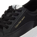 Calvin Klein Vulc Flatform Low Cut Womens Black Trainers