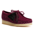 Clarks Originals Wallabee Chaussures Violettes Pour Femmes En Textile
