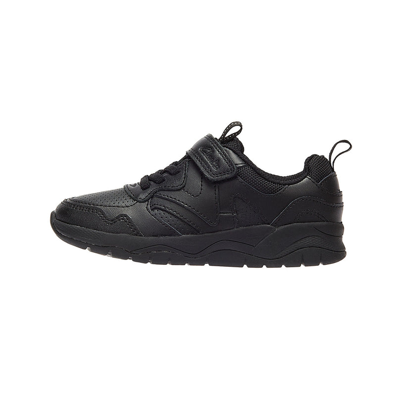 Clarks Cloweder Sprint Junior Black Trainers