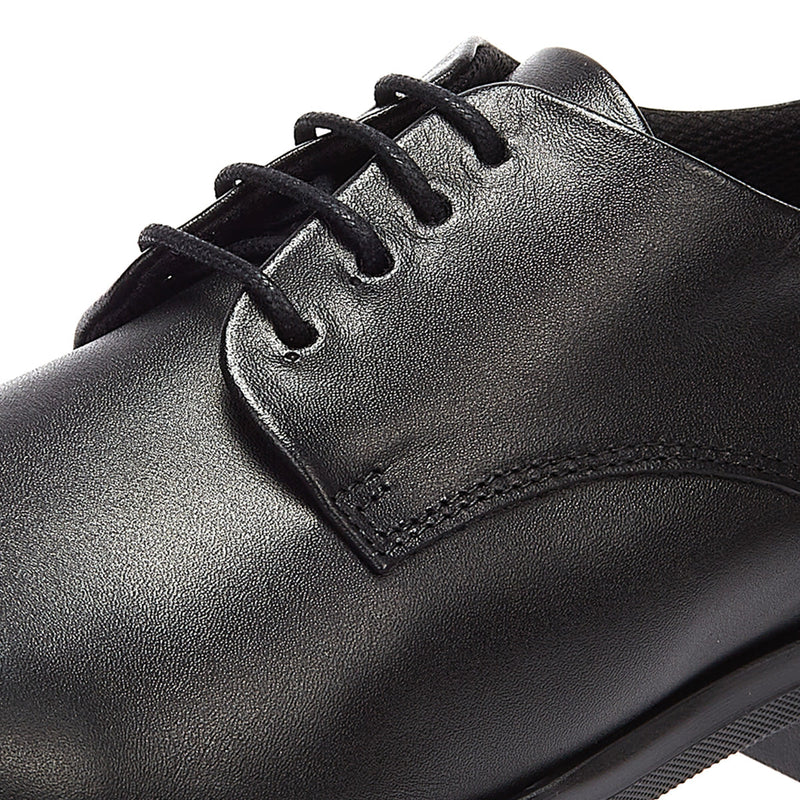 Clarks Teala Lace Leather Womens Black Shoes