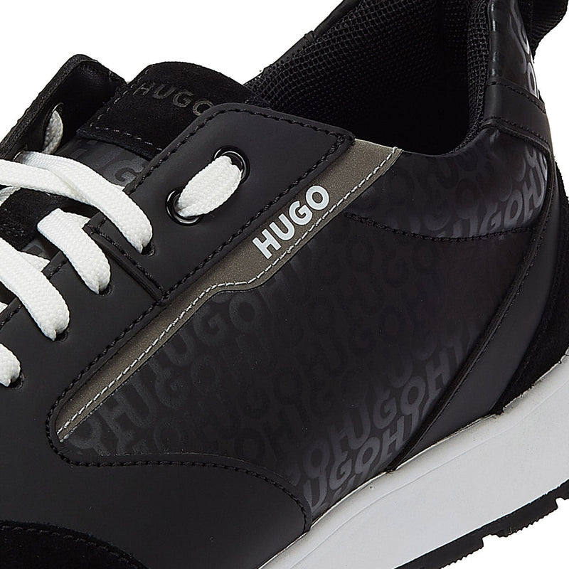 Hugo Icelin Runn Womens Print Black Trainers