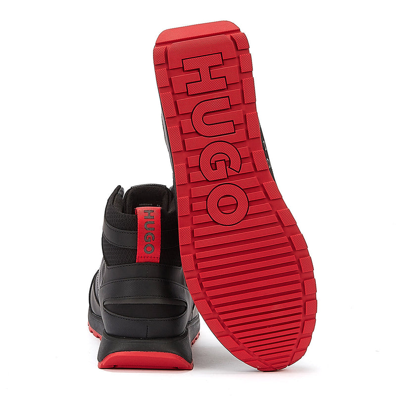 Hugo Iceline Hi Top Mens Black Trainers