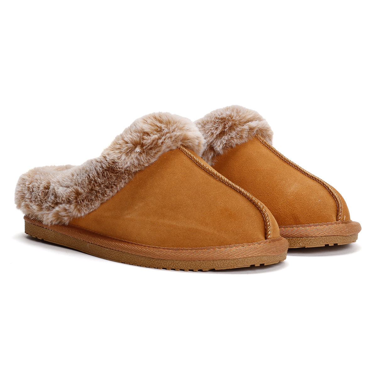 Hush Puppies Amara Chaussons En Daim Pour Femmes Couleur Beige