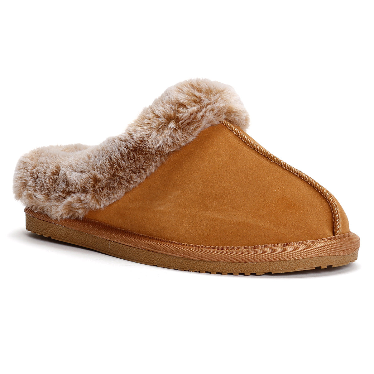 Hush Puppies Amara Chaussons En Daim Pour Femmes Couleur Beige