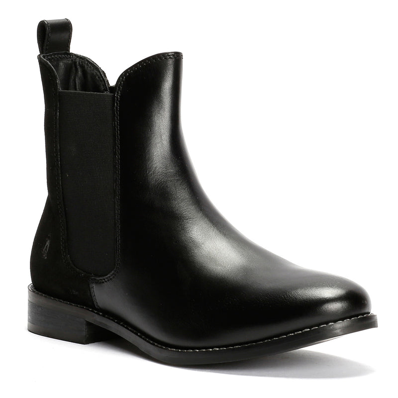 Hush Puppies Colette Bottes En Daim Noir Pour Femmes