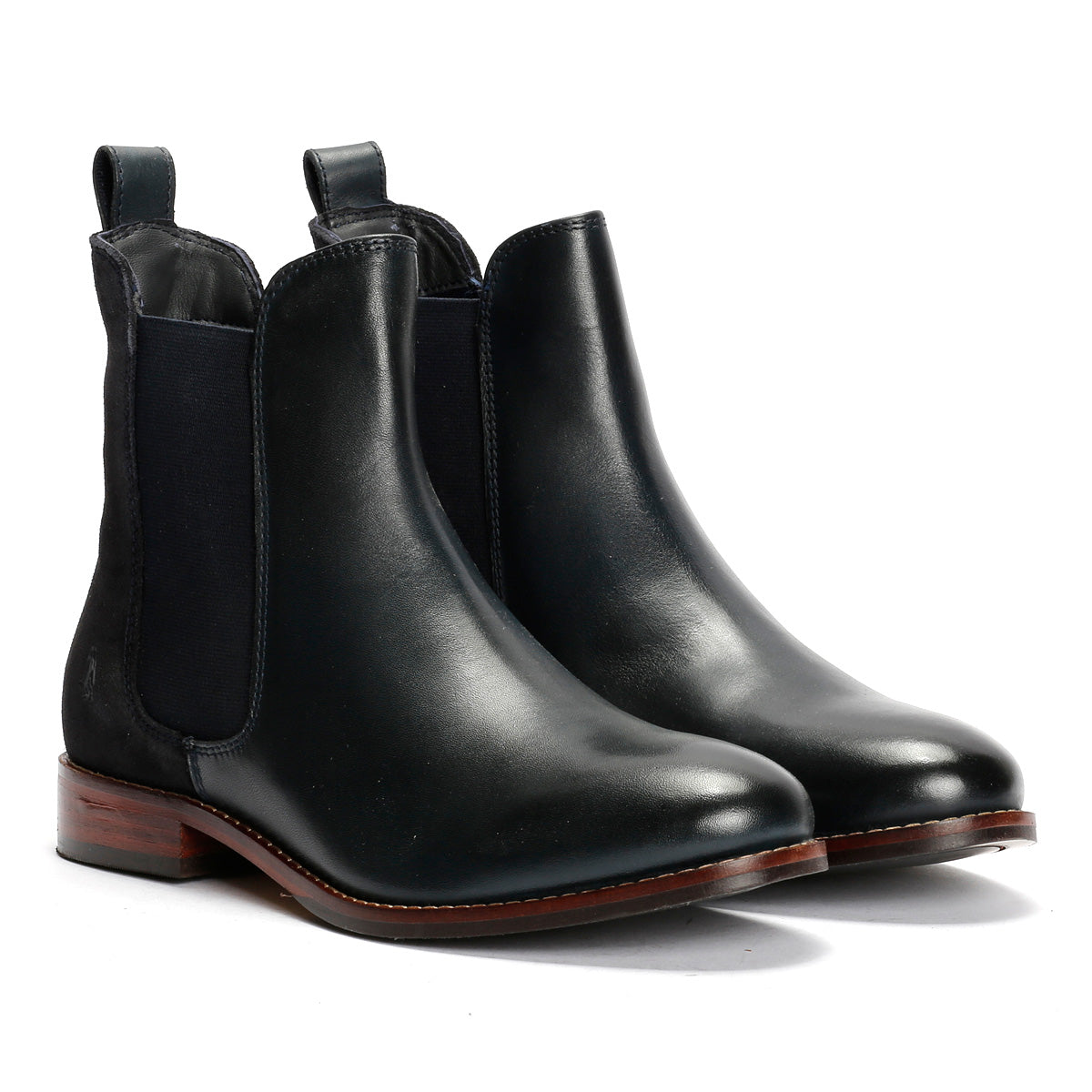 Hush Puppies Colette Bottes En Daim Pour Femmes, Couleur Marine