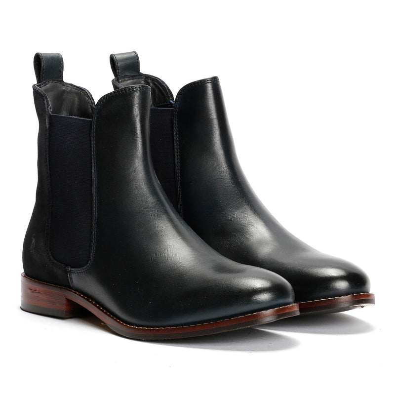 Hush Puppies Colette Bottes En Daim Pour Femmes, Couleur Marine