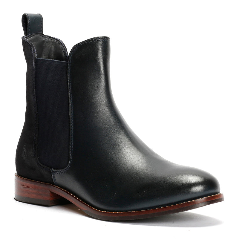 Hush Puppies Colette Bottes En Daim Pour Femmes, Couleur Marine