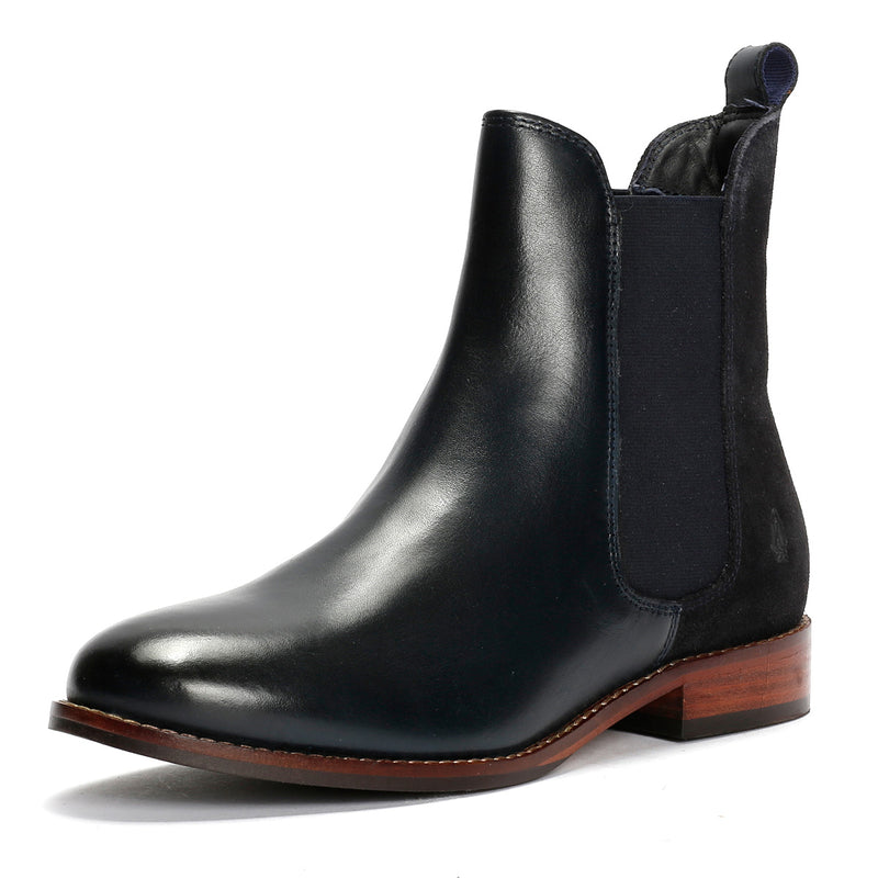 Hush Puppies Colette Bottes En Daim Pour Femmes, Couleur Marine