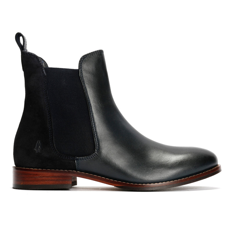 Hush Puppies Colette Bottes En Daim Pour Femmes, Couleur Marine