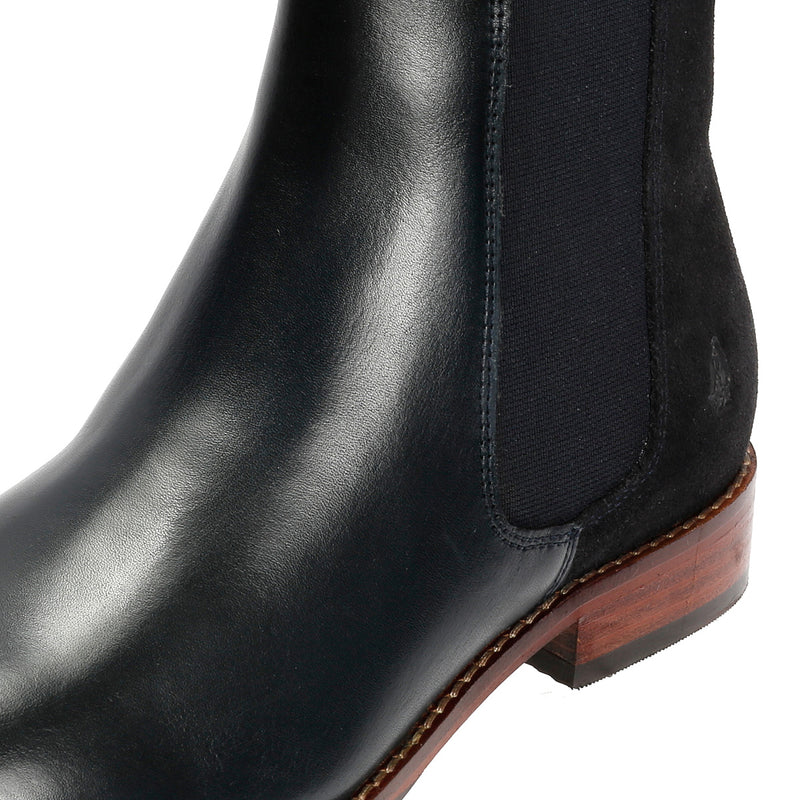 Hush Puppies Colette Bottes En Daim Pour Femmes, Couleur Marine