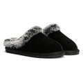 Hush Puppies Amara Chaussons Noirs En Daim Pour Femme
