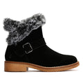 Hush Puppies Hannah Bottes En Daim Noir Pour Femmes