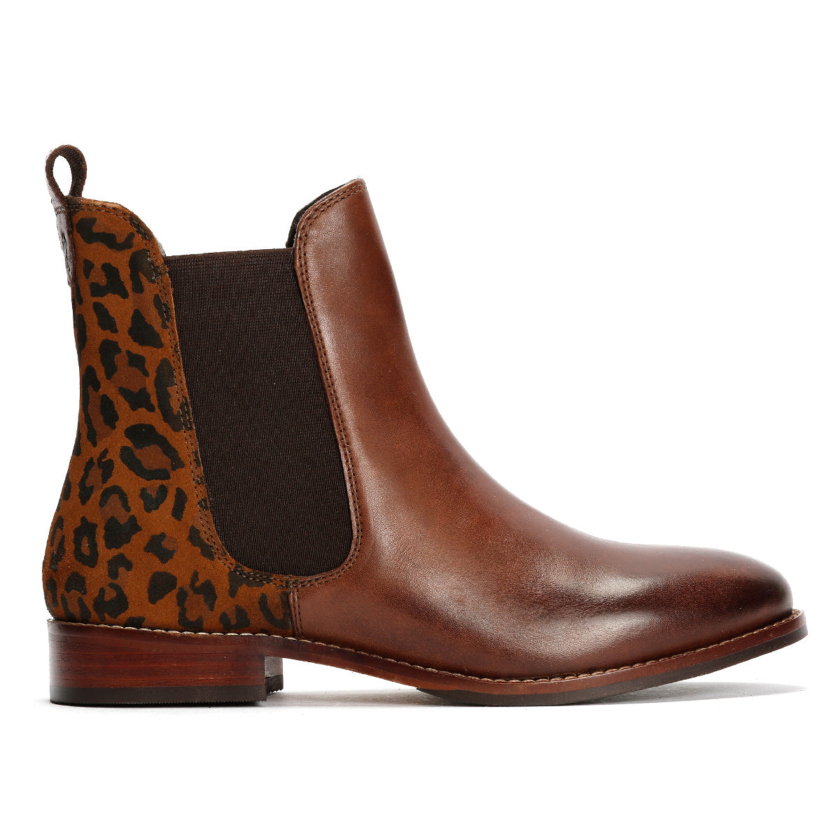 Hush Puppies Colette Bottines Léopard En Daim Pour Femme